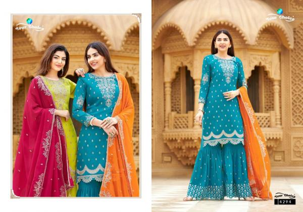 Your Choice Coral Festival Wear Georgette Designer Salwar Suits